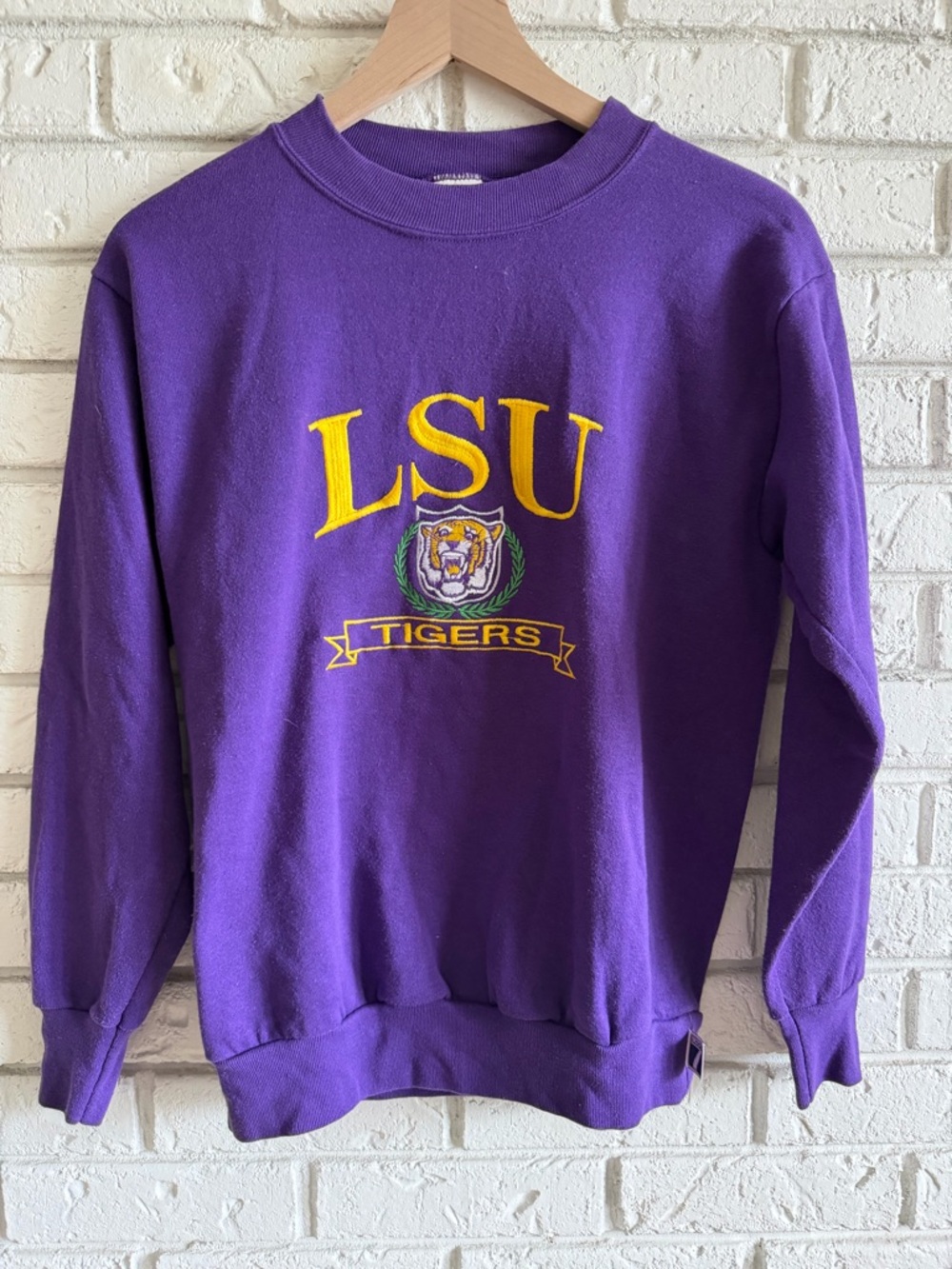 Vintage Logo 7 LSU Tigers Crewneck